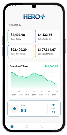 Commission Hero Plus Mobile App