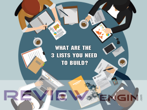 What Are The 3 Lists You Need To Build