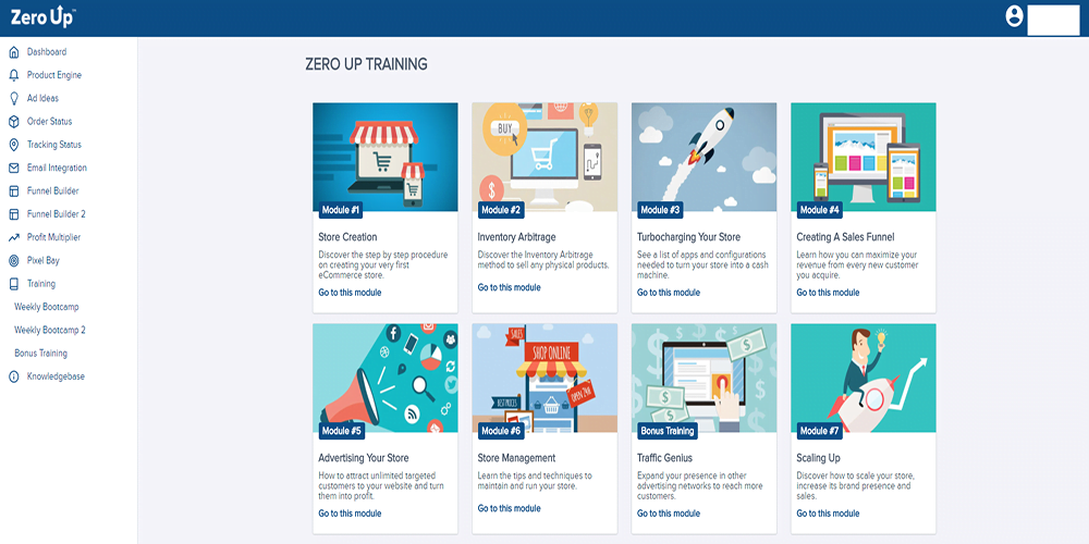 zero up training