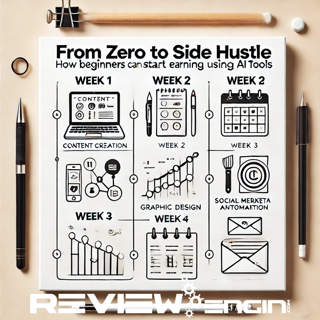 30-Day Side Hustle Blueprint – Start Earning Online Using AI Tools Today