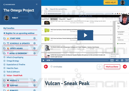Members Area Dashboard Training - Vulcan – Sneak Peak